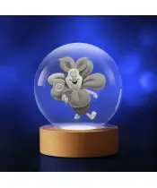 Kryształowa Kulka 3D Prosiaczek Kubuś Puchatek