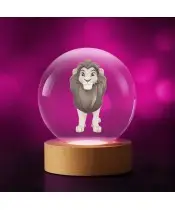 Kryształowa Kulka 3D Bajka Król Lew