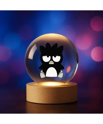 Kryształowa Kulka 3D Badtz Maru Hello Kitty