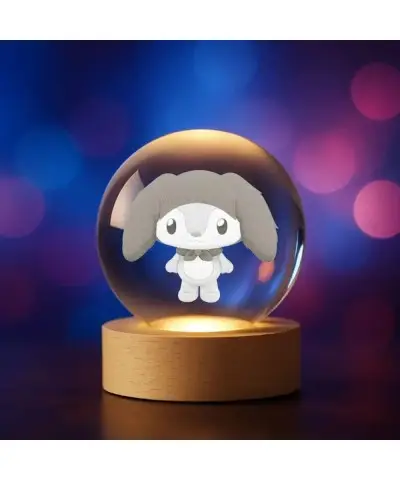 Kryształowa Kulka 3D Littleforestfellow Melo Hello Kitty