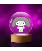 Kryształowa Kulka 3D Littleforestfellow Melo Hello Kitty
