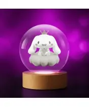 Kryształowa Kulka 3D Sanrio Cinnamoroll Hello Kitty