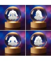 Kryształowa Kulka 3D Sanrio Cinnamoroll Hello Kitty