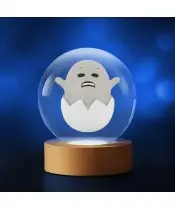 Kryształowa Kulka 3D Sanrio Gudetama Hello Kitty