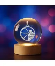 Kryształowa Kulka 3D Znak Zodiaku Strzelec