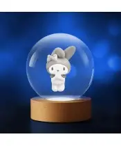Kryształowa Kulka 3D Sanrio My Melody Hello Kitty