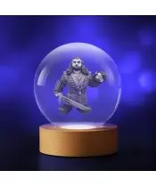 Kryształowa Kulka 3D Thorin Dębowa Tarcza Hobbit