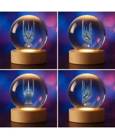 Kryształowa Kulka 3D Władca Pierścieni Sauron