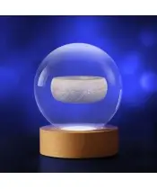 Kryształowa Kulka 3D Pierścień Władca Pierścieni