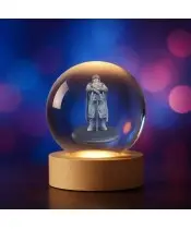 Kryształowa Kulka 3D Władca Pierścieni Gimli