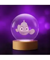 Kryształowa Kulka 3D Rybka Nemo Bajka