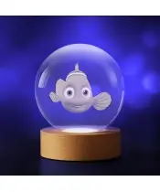 Kryształowa Kulka 3D Rybka Nemo Bajka