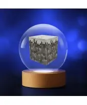 Kryształowa Kulka 3D Minecraft Dirt