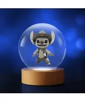 Kryształowa Kulka 3D Stich Kowboj