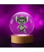 Kryształowa Kulka 3D Stich Kowboj