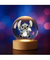Kryształowa Kulka 3D Stich z Lodami