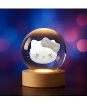 Kryształowa Kulka 3D Bajka Hello Kitty