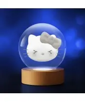 Kryształowa Kulka 3D Bajka Hello Kitty