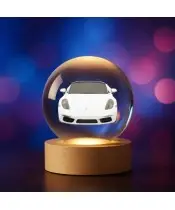 Kryształowa Kulka 3D Samochód Porsche 718