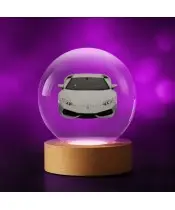 Kryształowa Kulka 3D Samochód Lamborghini