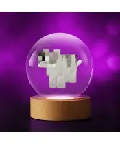 Kryształowa Kulka 3D Gra Minecraft Kot