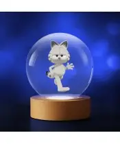 Kryształowa Kulka 3D Kot Garfield