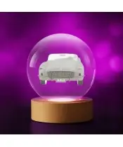 Kryształowa Kulka 3D Samochód Lalki Barbie