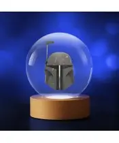 Kryształowa Kulka 3D Hełm Boba Fett Star Wars