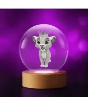 Kryształowa Kulka 3D Bajka Król Lew Simba