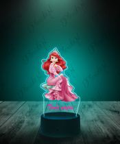 Lampka LED 3D Plexido z Nadrukiem Arielka - 2