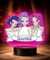 Lampka LED 3D K-pop Huntrix Rumi Mira Zoey