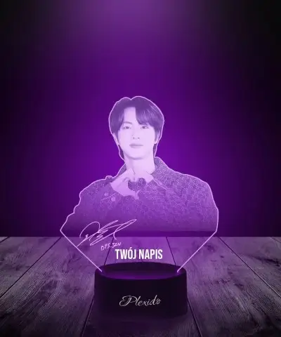 Lampka LED 3D BTS Jin K-Pop