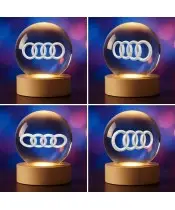Kryształowa Kulka 3D Logo Audi Motoryzacja