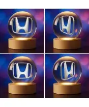 Kryształowa Kulka 3D Logo Honda Motoryzacja