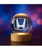Kryształowa Kulka 3D Logo Honda Motoryzacja