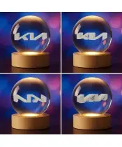 Kryształowa Kulka 3D Logo Kia Motoryzacja