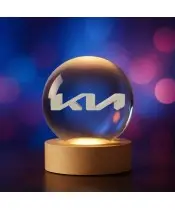 Kryształowa Kulka 3D Logo Kia Motoryzacja