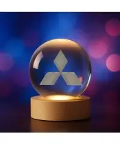 Kryształowa Kulka 3D Logo Mitsubishi Motoryzacja