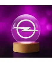 Kryształowa Kulka 3D Logo Opel Motoryzacja