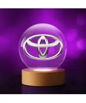 Kryształowa Kulka 3D Logo Toyota Motoryzacja