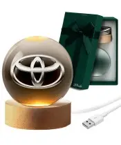 Kryształowa Kulka 3D Logo Toyota Motoryzacja