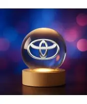 Kryształowa Kulka 3D Logo Toyota Motoryzacja