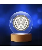 Kryształowa Kulka 3D Logo Volkswagen Motoryzacja