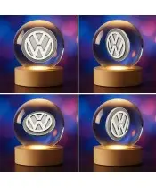 Kryształowa Kulka 3D Logo Volkswagen Motoryzacja