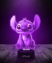 Lampka LED 3D Plexido Lilo i Stich Bajka Prezent