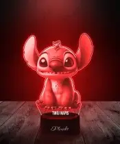 Lampka LED 3D Plexido Lilo i Stich Bajka Prezent