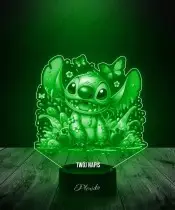 Lampka LED 3D Plexido Lilo i Stich z Motylami Bajka Prezent