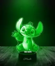 Lampka LED 3D Plexido Lilo i Stich Machający Bajka Prezent