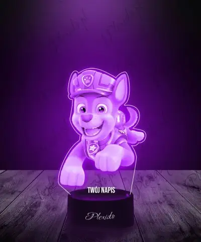 Lampka LED 3D Plexido Psi Patrol Chase Bajka Prezent