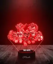 Lampka LED 3D Plexido Psi Patrol Bajka Prezent